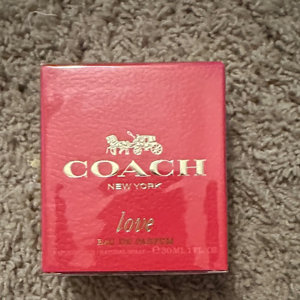 Coach Love Red Perfume Box